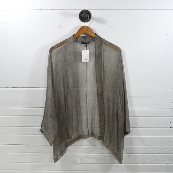 Eileen Fisher Sheer Silk Cardigan 5417 